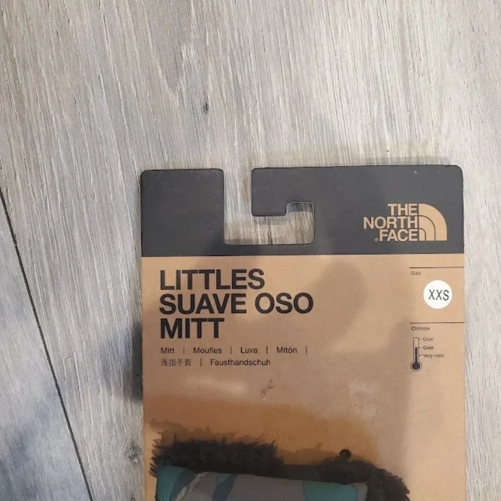 The North Face Babies' Suave Oso Mittens In Evergreen Mountain Glove Siz…